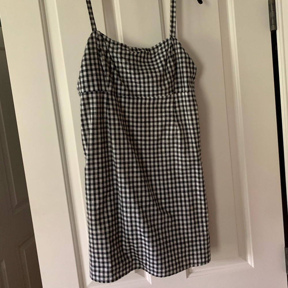UO Gingham Mini Dress